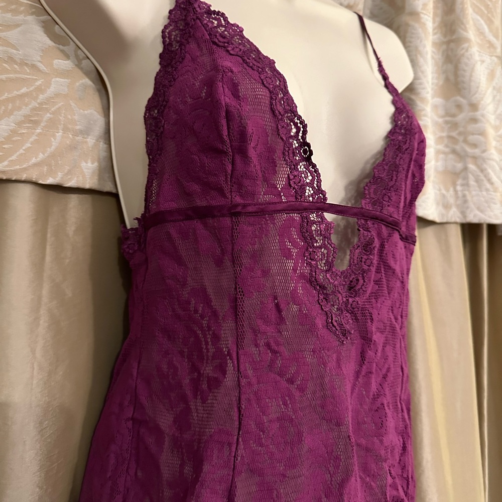Victoria's Secret Plum Lace Chemise - Picture 5 of 5